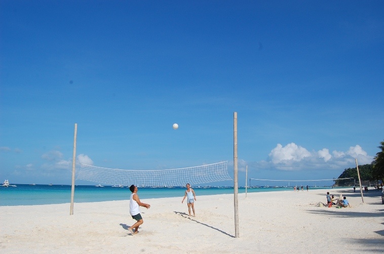 White Beach Volleyball