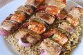 Seafood BBQ w/ Herb Rice-地道海鮮串配香草飯