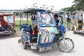 tricycles in Caticlan-機場至碼頭之三輪車