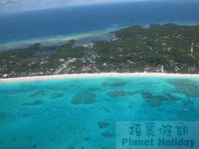 Aerial View of Station 1, Bulabog Beach-鳥瞰Station2 及Bulabog Beach(後灘)